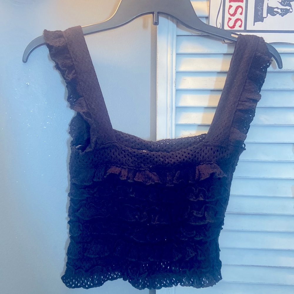 ZARA NWT black knit tank - Picture 2 of 5